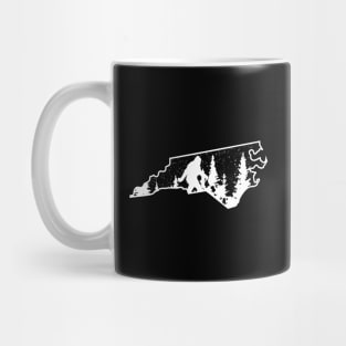 North Carolina Bigfoot Gift Mug